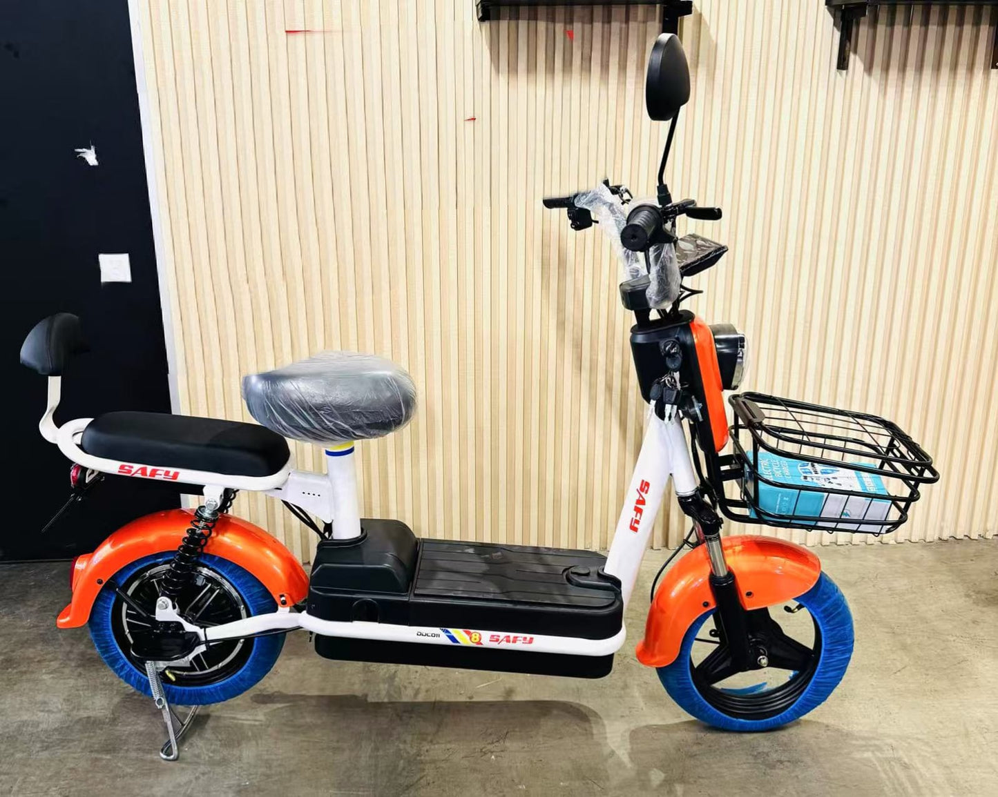 48V Electric Bike | 100km Range E-Bike for Adults & Teens | 40km/h, Dual Seat, Pedal Assist