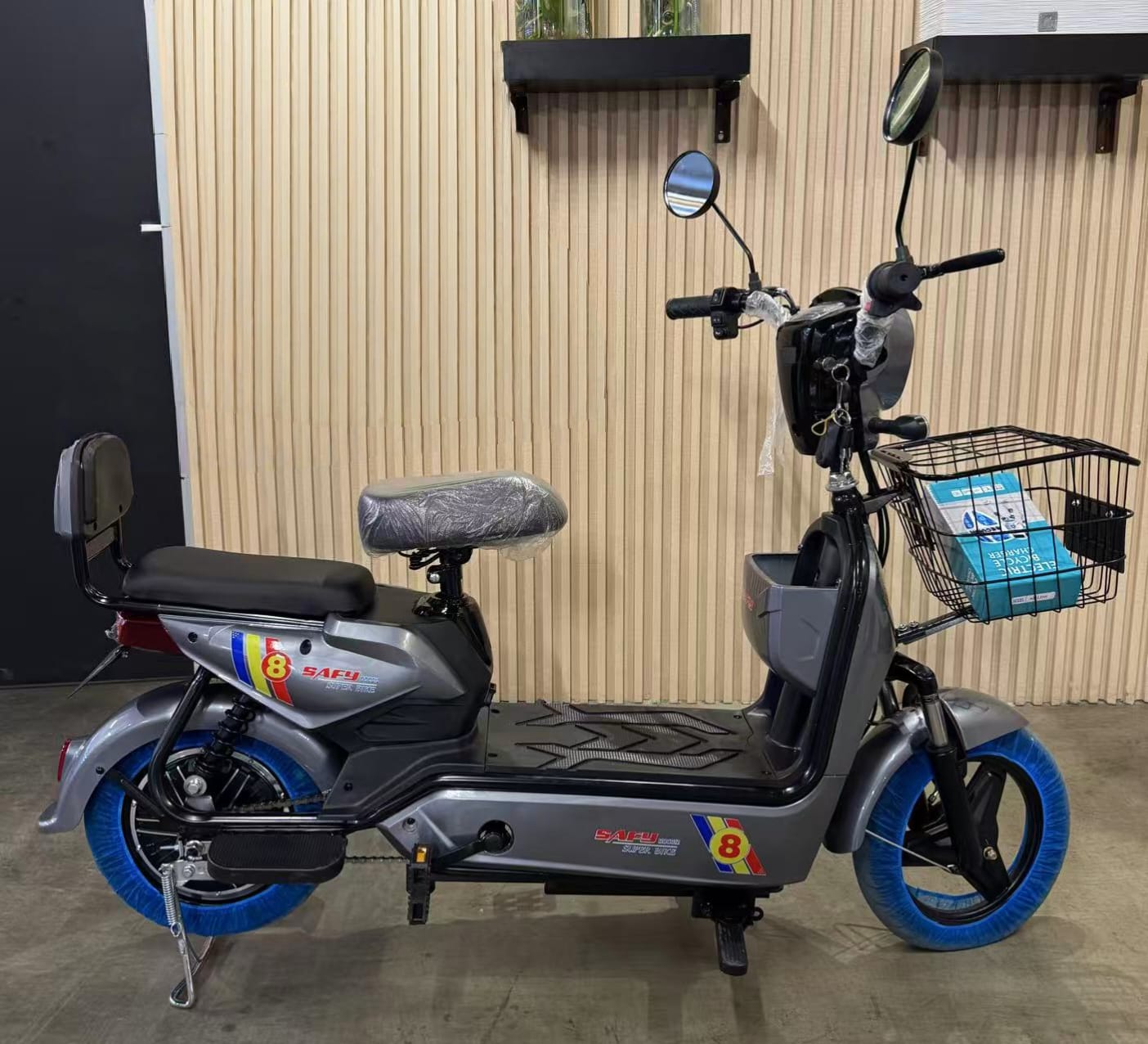 48V Electric Bike | 100km Range E-Bike for Adults & Teens | 40km/h, Dual Seat, Pedal Assist