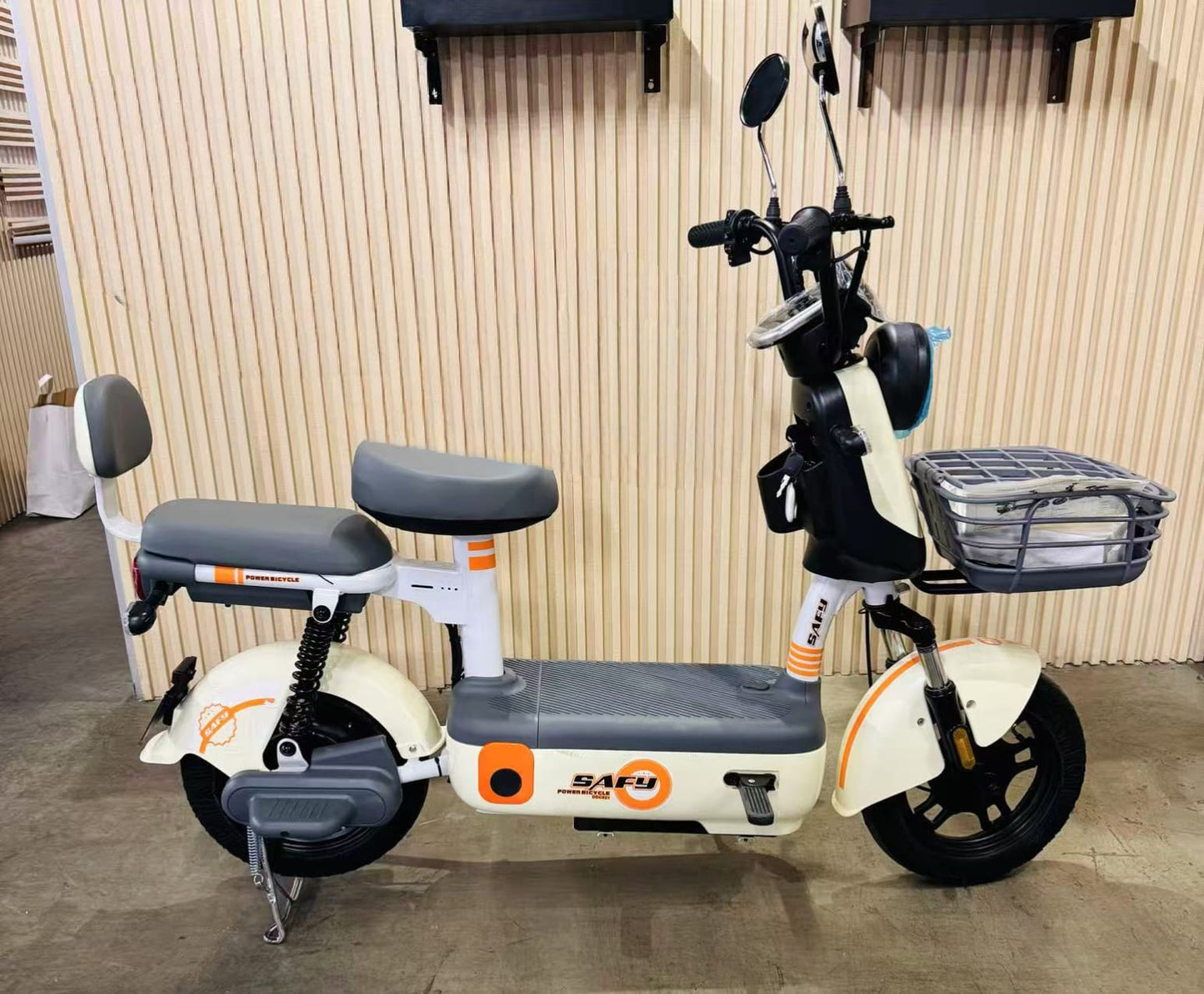 48V Electric Bike | 100km Range E-Bike for Adults & Teens | 40km/h, Dual Seat, Pedal Assist