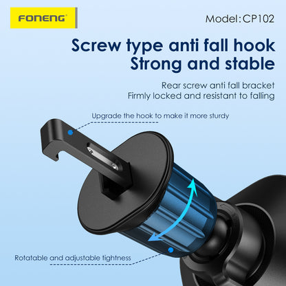 Magnetic car phone holder