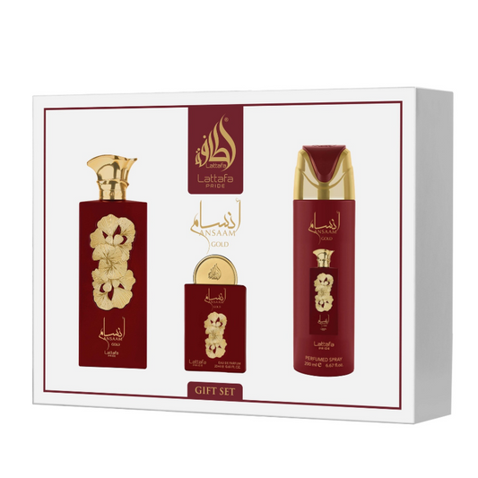 Ansaam Gold Gift Set – Lattafa Pride