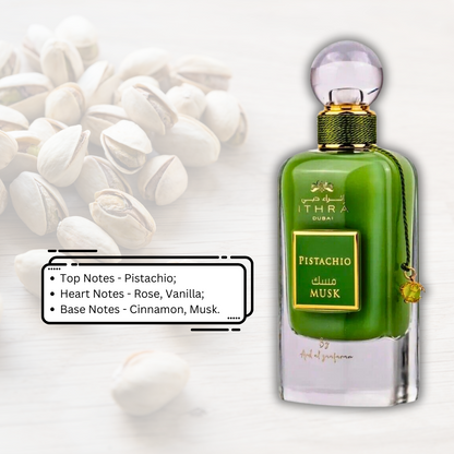 Pistachio Musk Ithra Dubai Collection - EDP 100ML (3.4 OZ) by Ard Al Zaafaran