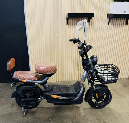 48V Electric Bike | 100km Range E-Bike for Adults & Teens | 40km/h, Dual Seat, Pedal Assist