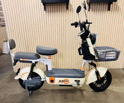 48V Electric Bike | 100km Range E-Bike for Adults & Teens | 40km/h, Dual Seat, Pedal Assist